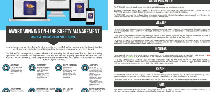 Health & Safety Management System Flyer