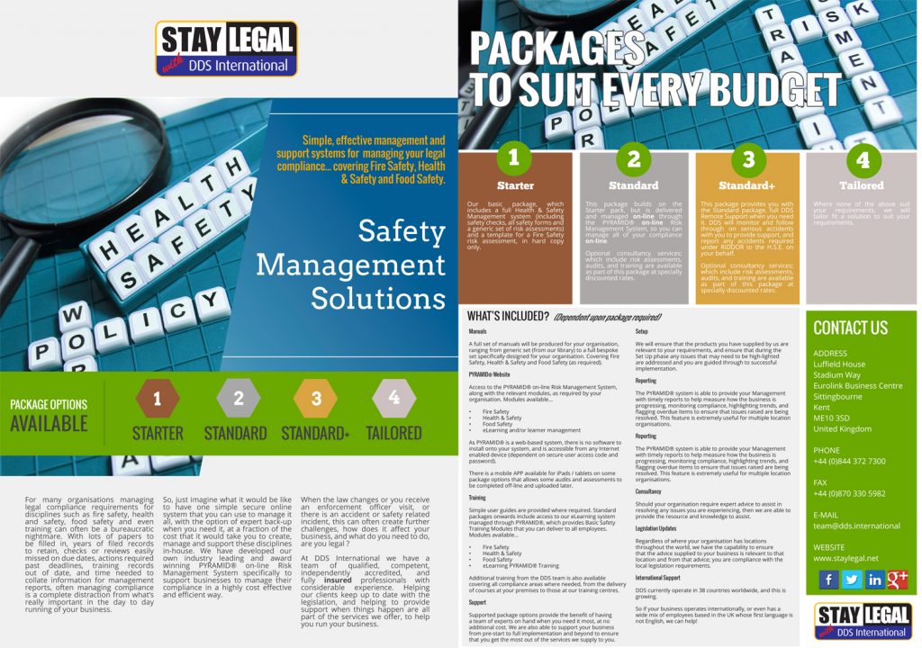 Safety Management Flyer