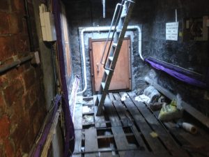 Historic building attic